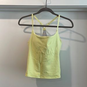 Outdoor Voices OV Running Tank Pale Yellow Size Medium